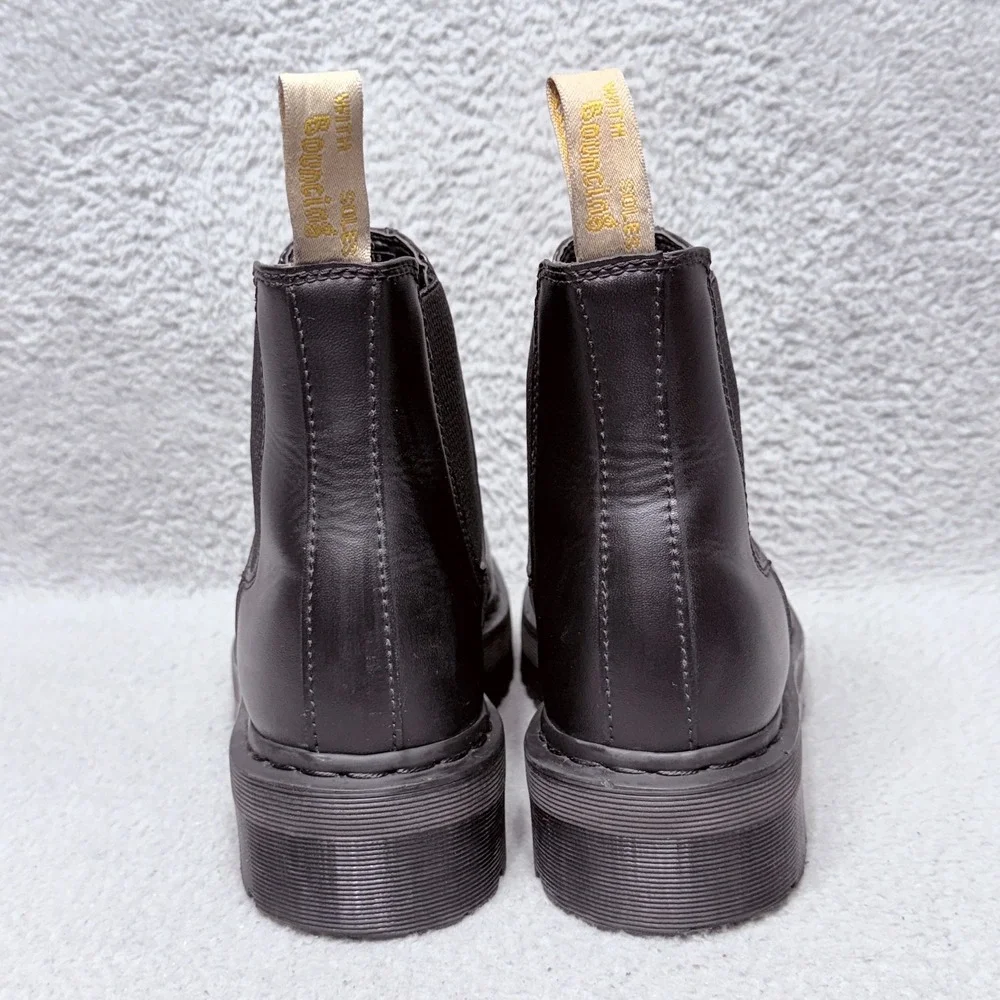 Dr Martens Vegan 2976 Quad Mens Size 13 Chelsea Boots Black Felix Rub Off